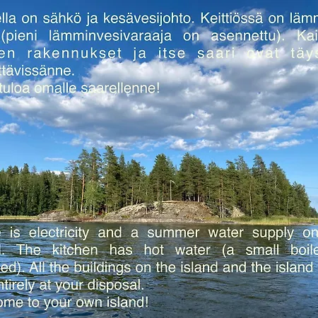 Moenni Saari Feriehus Savonlinna